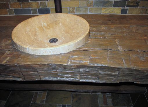 Handmade Rustic Bathroom Vanity Countertop Reclaimed Barnwood By Intelligent Design Woodwork Custommade Com