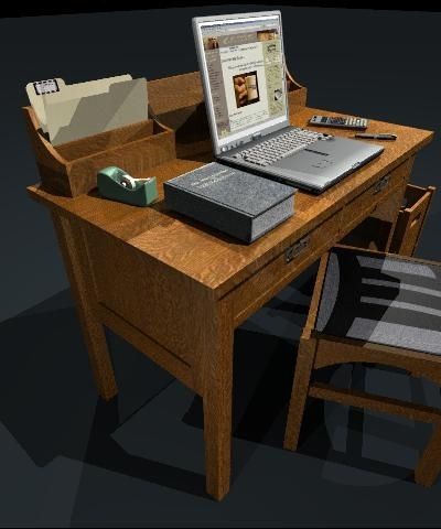 Handmade Stickley 708 Craftsman Writing Desk By Starcraft Custom