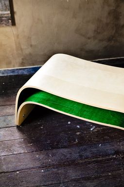 Custom Made Bent Plywood Table/Bench