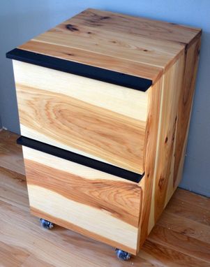 Custom Made Hickory File Cabinet