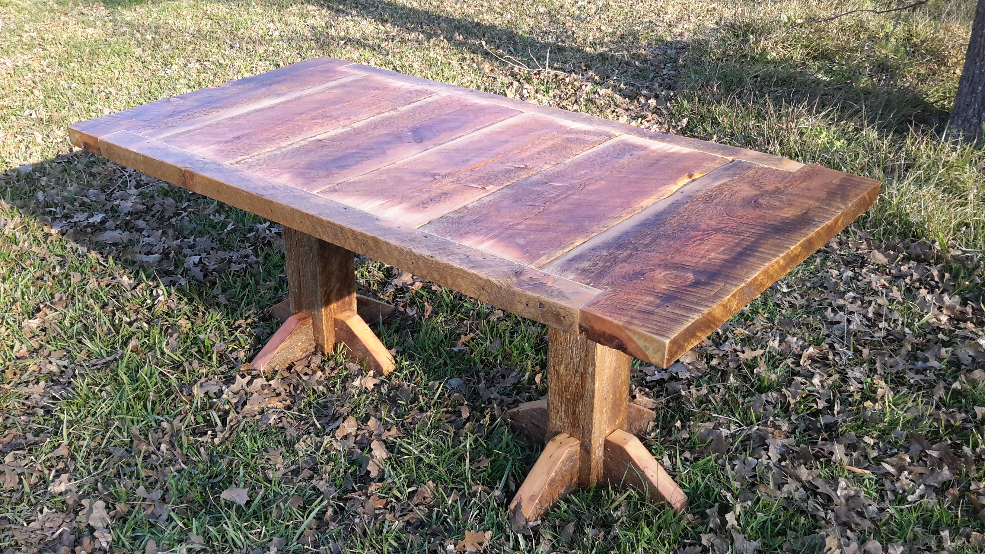 Hand Made Montana Made Barnwood Dining Table by 406Rustic