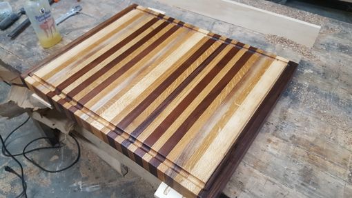 Custom Made Hardwood Cutting Board W/  Juice Groove