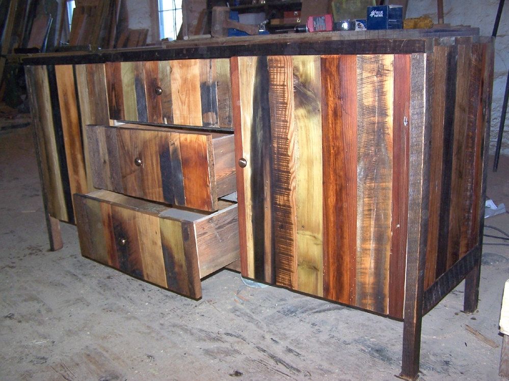 Buy Hand Crafted Modern Buffet Design Handcrafted From Reclaimed Wood ...