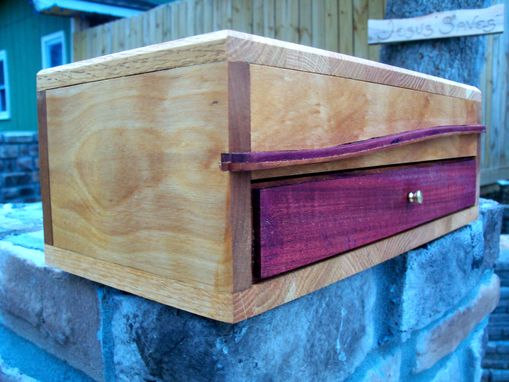 Custom Made Solid Wooden Jewelry Box
