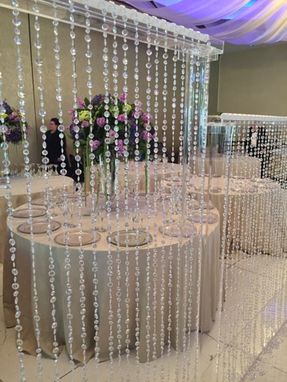 Custom Made Acrylic Crystal Wall - Room Divider - Made To Your Size