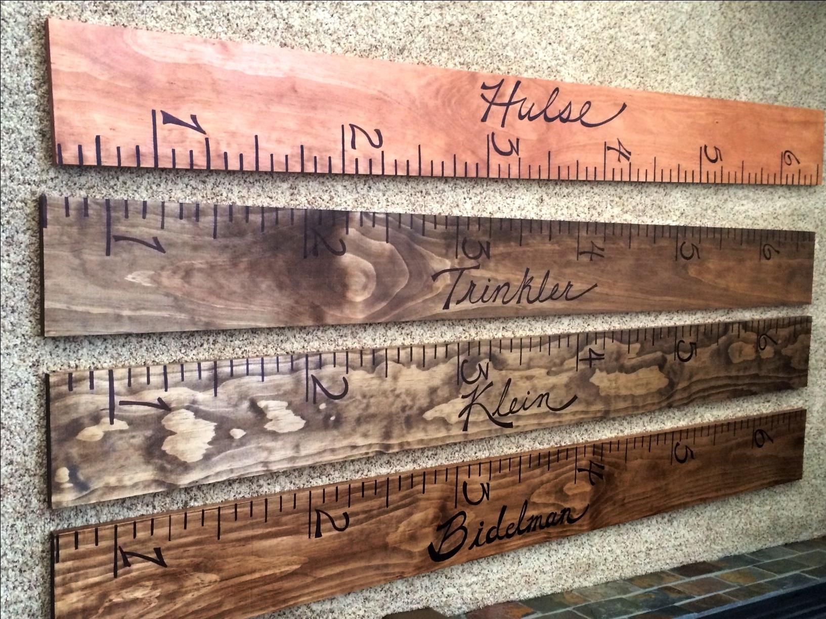 Buy a Hand Crafted Custom Wall Ruler Growth Chart, made to ...