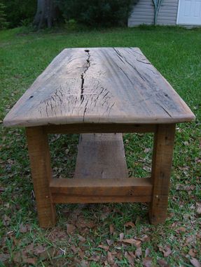 Custom Made Rustic Cypress Coffee Table