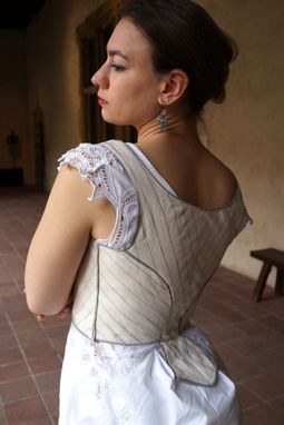 Custom Made Hunt Of The Unicorn Victorian Corseted Wedding Gown