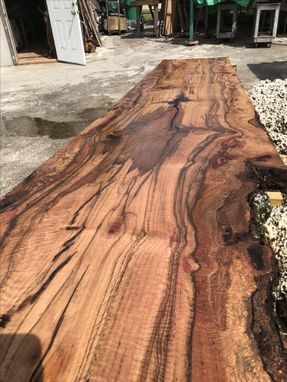 Custom Made Exotic Wood Bar Tops, Live Edge And Hand Crafted