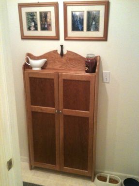 Custom Made Cherry Kitchen Storage Cabinet