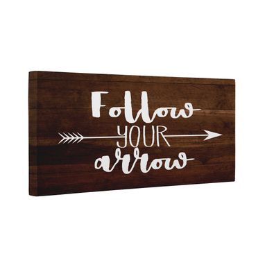 Custom Made Follow Your Arrow Canvas Wall Art