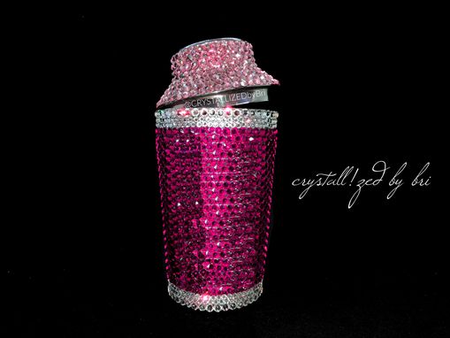 Custom Made Custom Crystallized Cocktail Shaker Alcohol Drinks Bling Genuine European Crystals Bedazzled