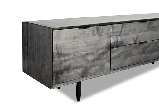 Custom Made Smoke Grey Credenza