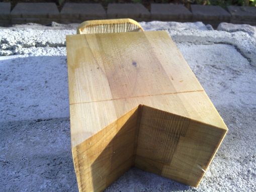 Custom Made V-Shaped Repurposed Bandsaw Box