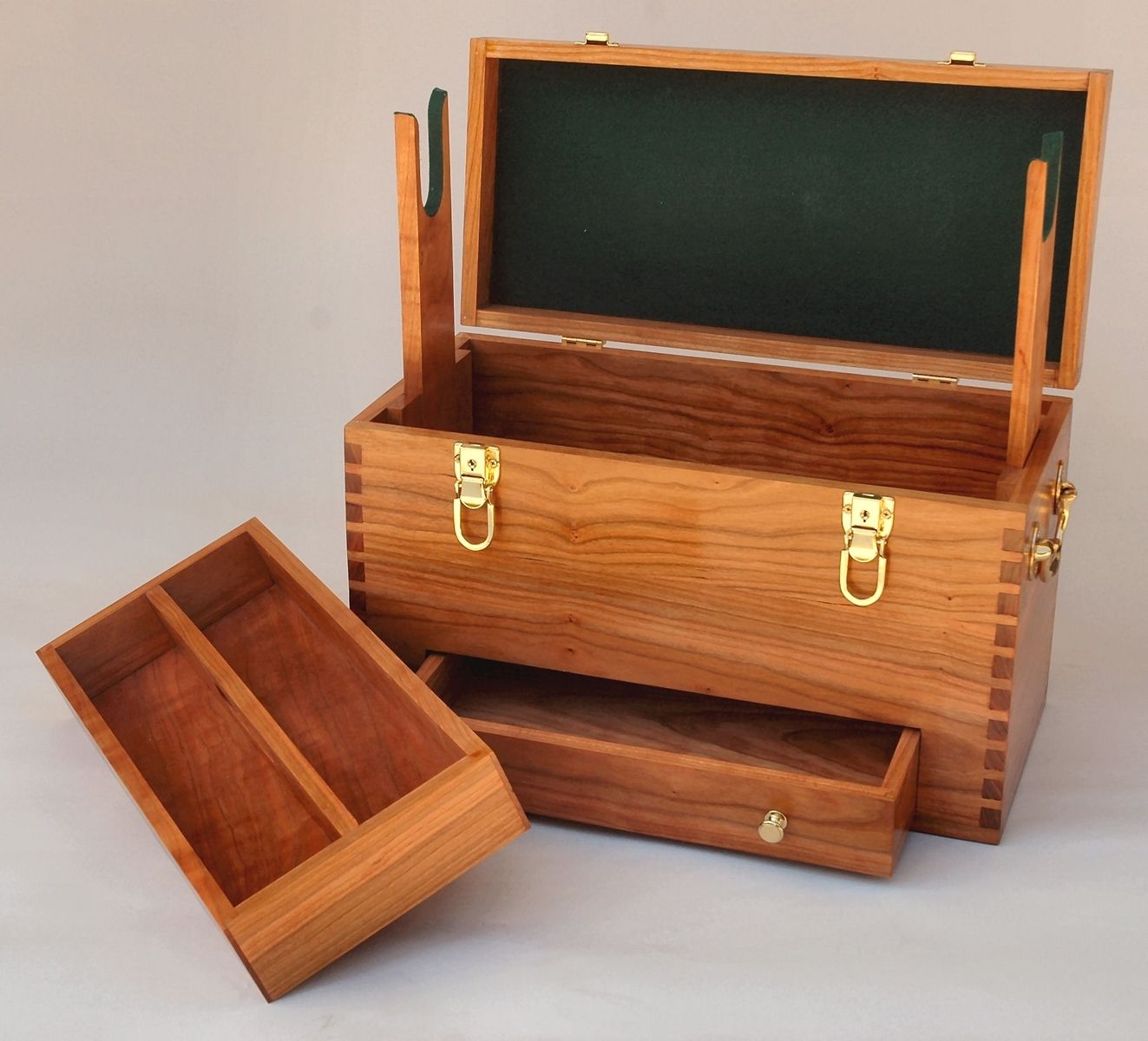 Hand Crafted Shotgun Cleaning Case With Drawer And Tray by Mountain  Woodworker