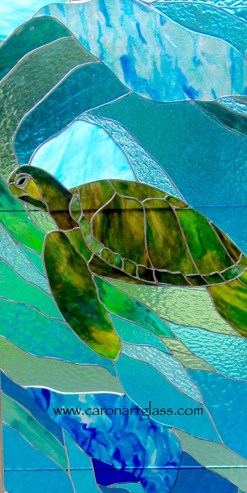 DIY Diamond Painting Sun Catcher - Turtle