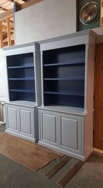 Custom Made Bookcases , And Cabinets