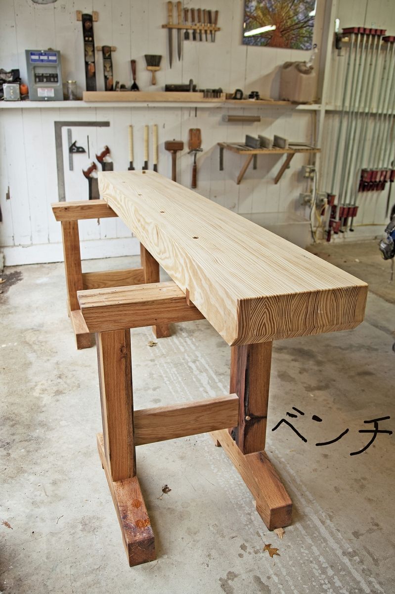 hand made japanese inspired workbench by bentleymade