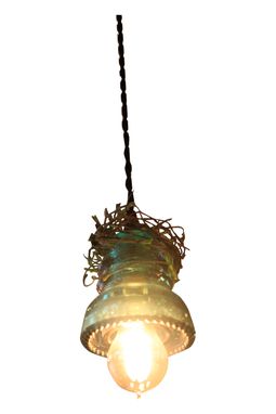 Custom Made Vintage Insulator Pendant Lights