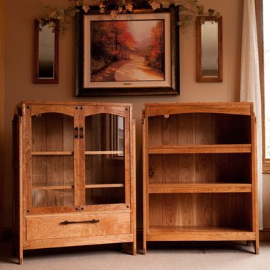Custom Made Bookcase And Display Case