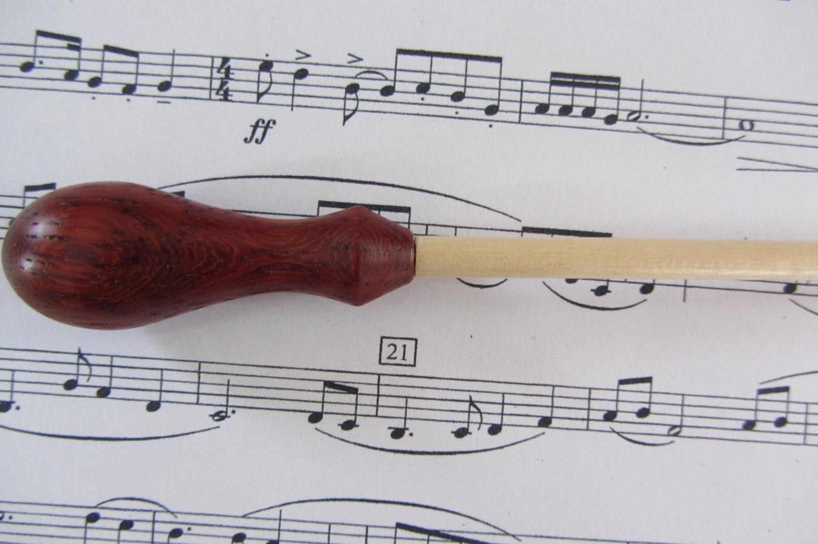 Custom Music Conductors Baton Handmade Padauk Wood Handle And Birch