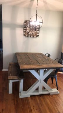 Custom Made Rustic Farmhouse Style Table