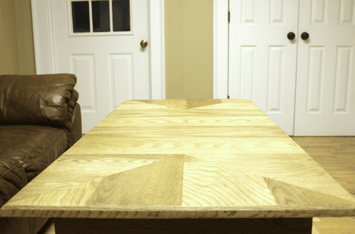 Custom Made Red Oak Coffee Table