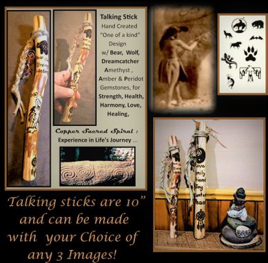 Custom Made Talking Stick - Hiking Stick - Walking Stick - Retirement Gift - Wood Anniversary Gift