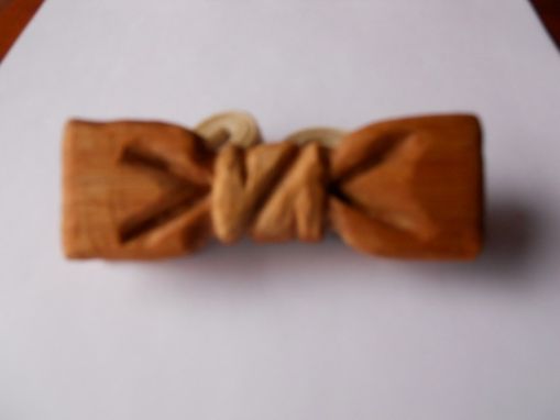 Custom Made Bow Tie - Classic Solid Light Bamboo