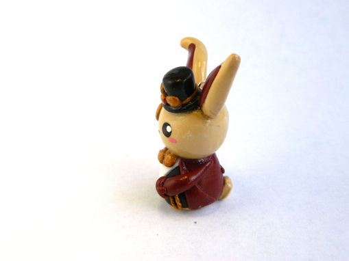 Custom Made Steampunk Gentlman Rabbit Necklace Pendant