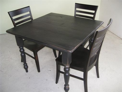 Custom Made 3 Foot Square Kitchen Or Dining Table by ECustomFinishes