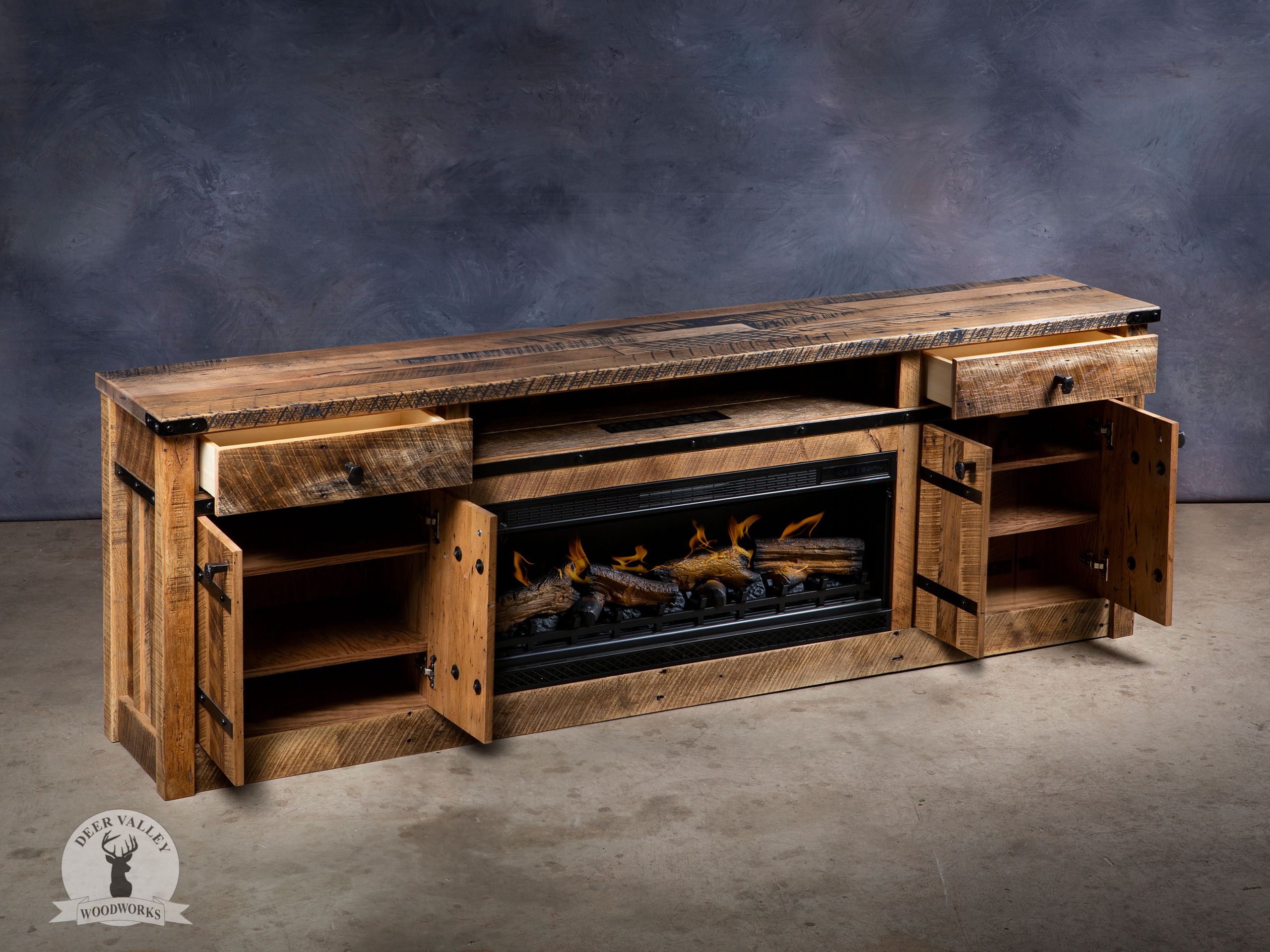 Buy Hand Crafted Reclaimed Barnwood Media Reclaimed Wood Media