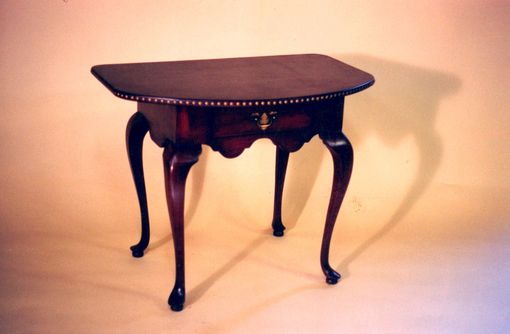 Custom Made "Kensington Hall" - Queen Anne Period, British Style “Smoking” Table.