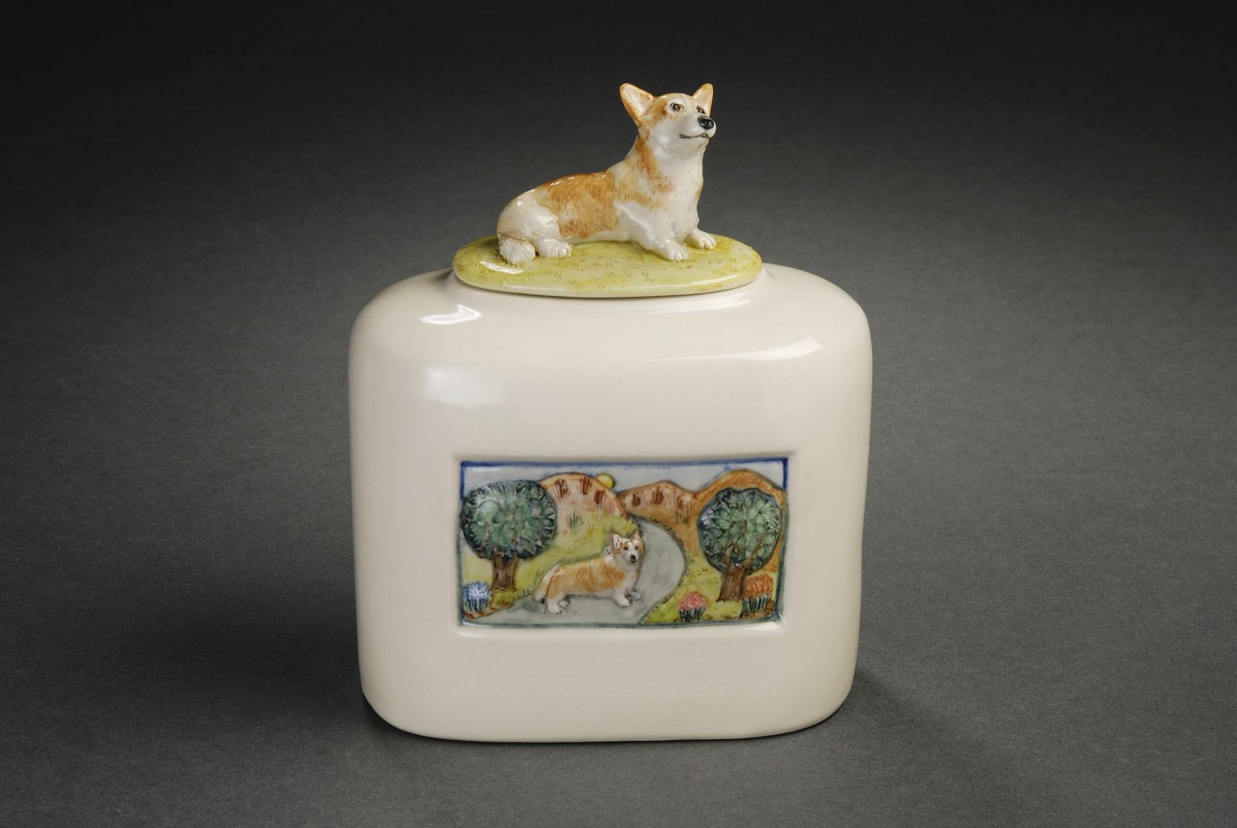 Custom Made Small Dog Or Cat Urn by Laura Wilensky Porcelain