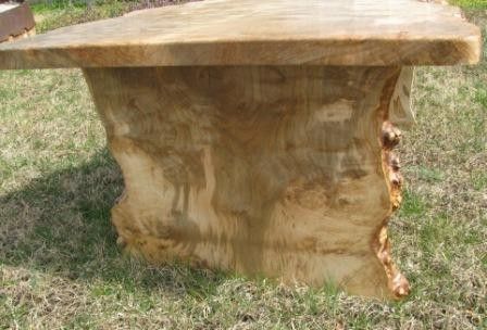 Hand Made Live Edge Red Maple Burl Coffee Table by Haymore Enterprises ...