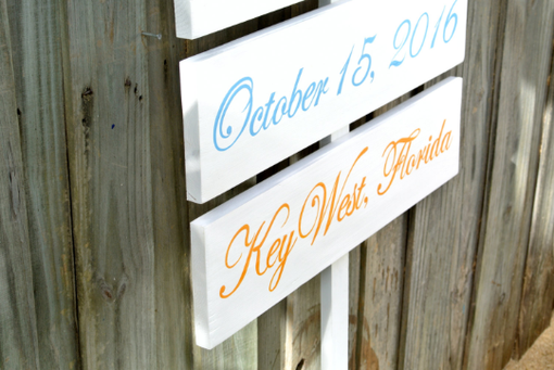 Custom Made Garden Wedding Welcome Sign, Wooden Wedding Signage