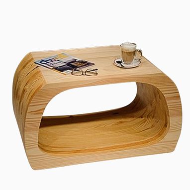 Custom Made Modern Wood Coffee Table