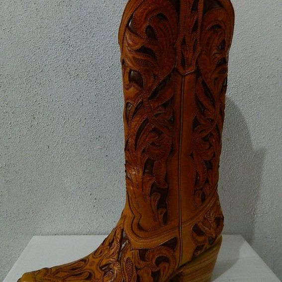 Custom Hand Tooled Cowboy Boot Made To Order Any Style From Gallery Or ...