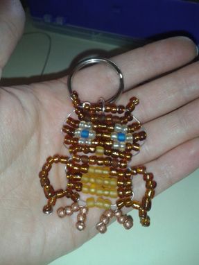 Custom Made Beaded Insect And Animal Keychains/Zipper Pulls