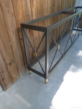 Custom Made Steel Console Table