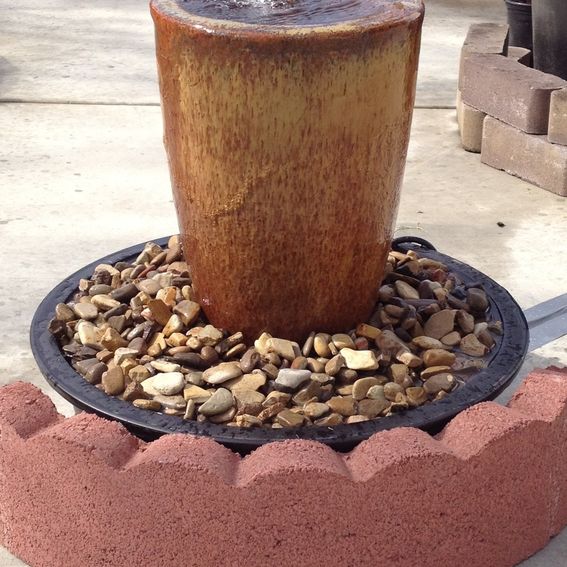 Custom Moss Bronze Or Aqua Blue Bubbler Pottery Fountain by Wyld at ...