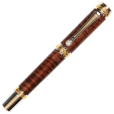 Custom Made Lanier Majestic Fountain Pen - Hawaiian Koa - Mf1w35