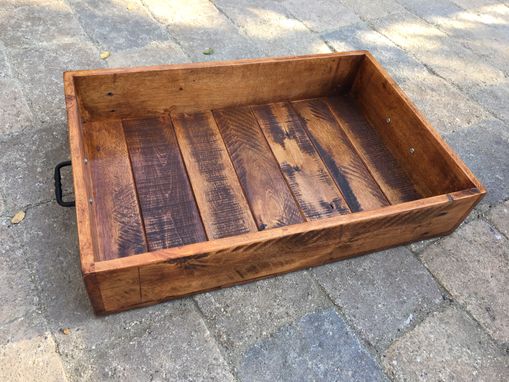 Custom Made Rustic Serving Tray Or Crate, Custom Sizes Available