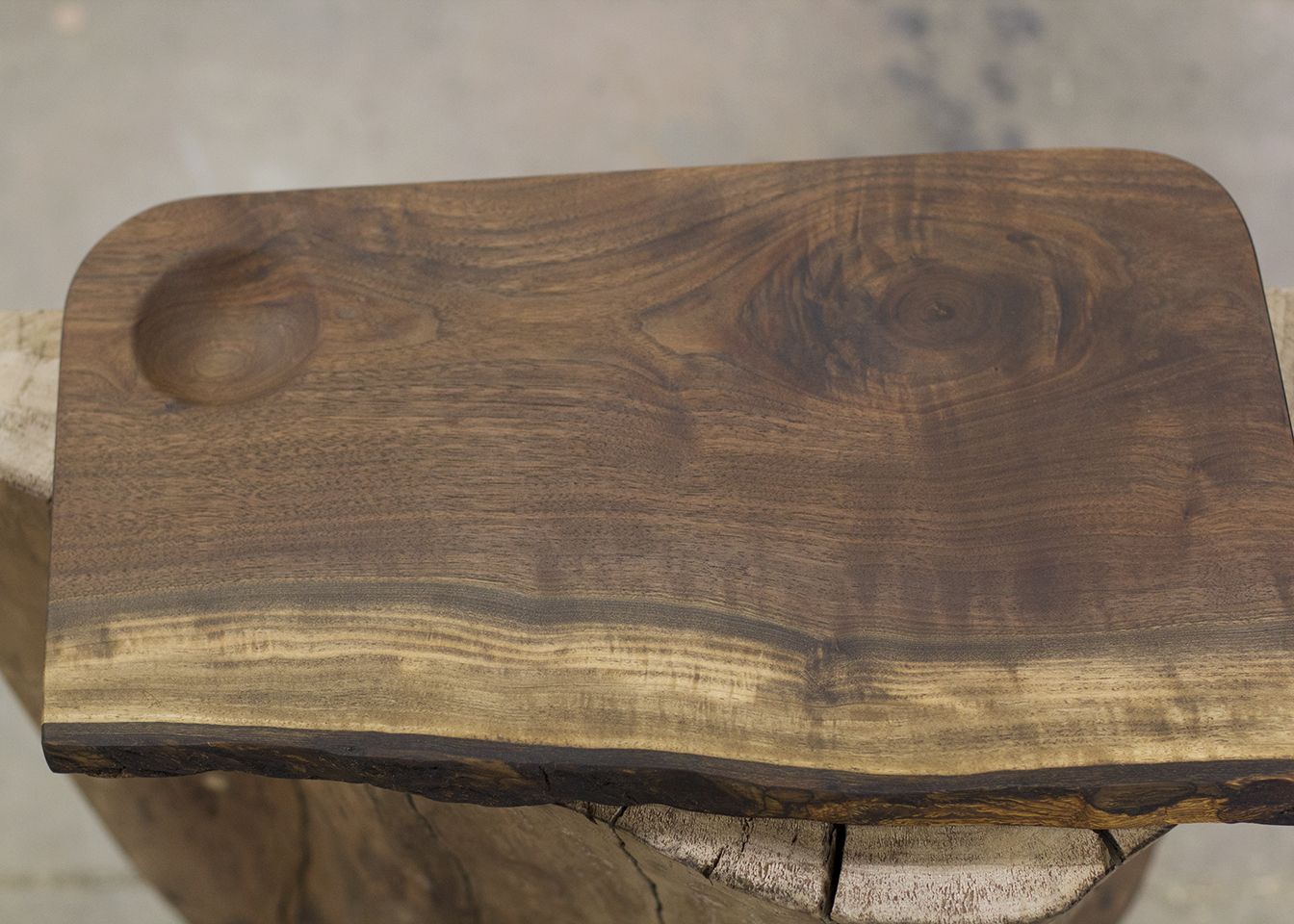 Custom Made Live Edge Cutting Board by Heirloom Woods