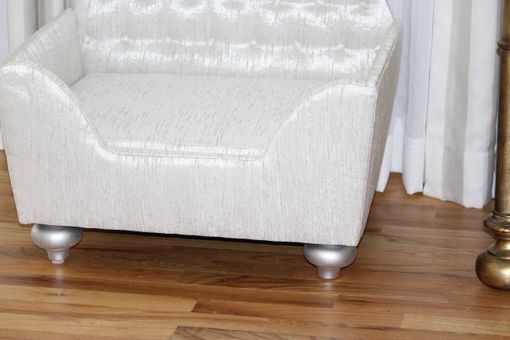 Custom Made Upholstered High End Custom Dog Bed