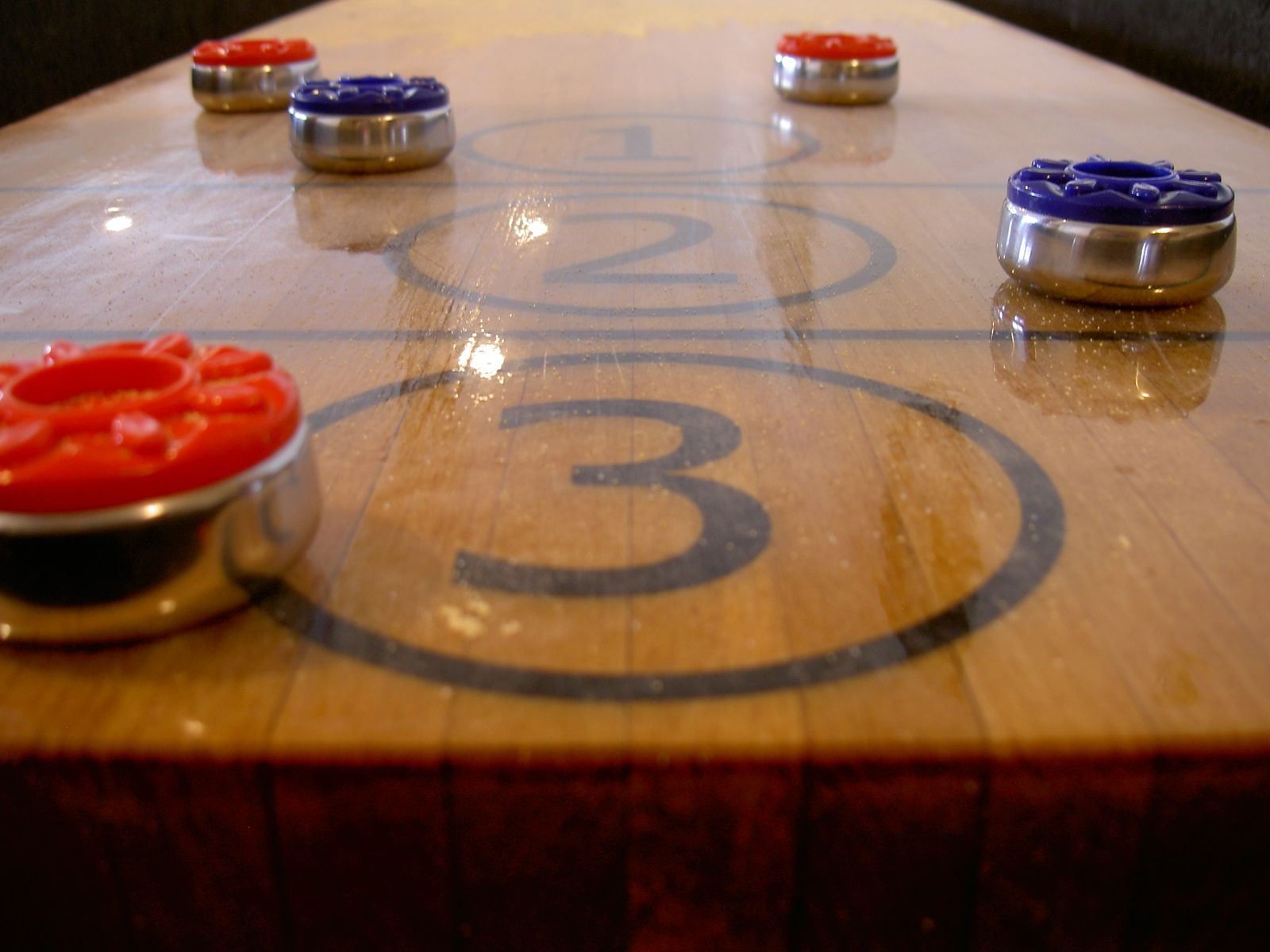Hand Crafted Shuffleboard Table by Endless Design