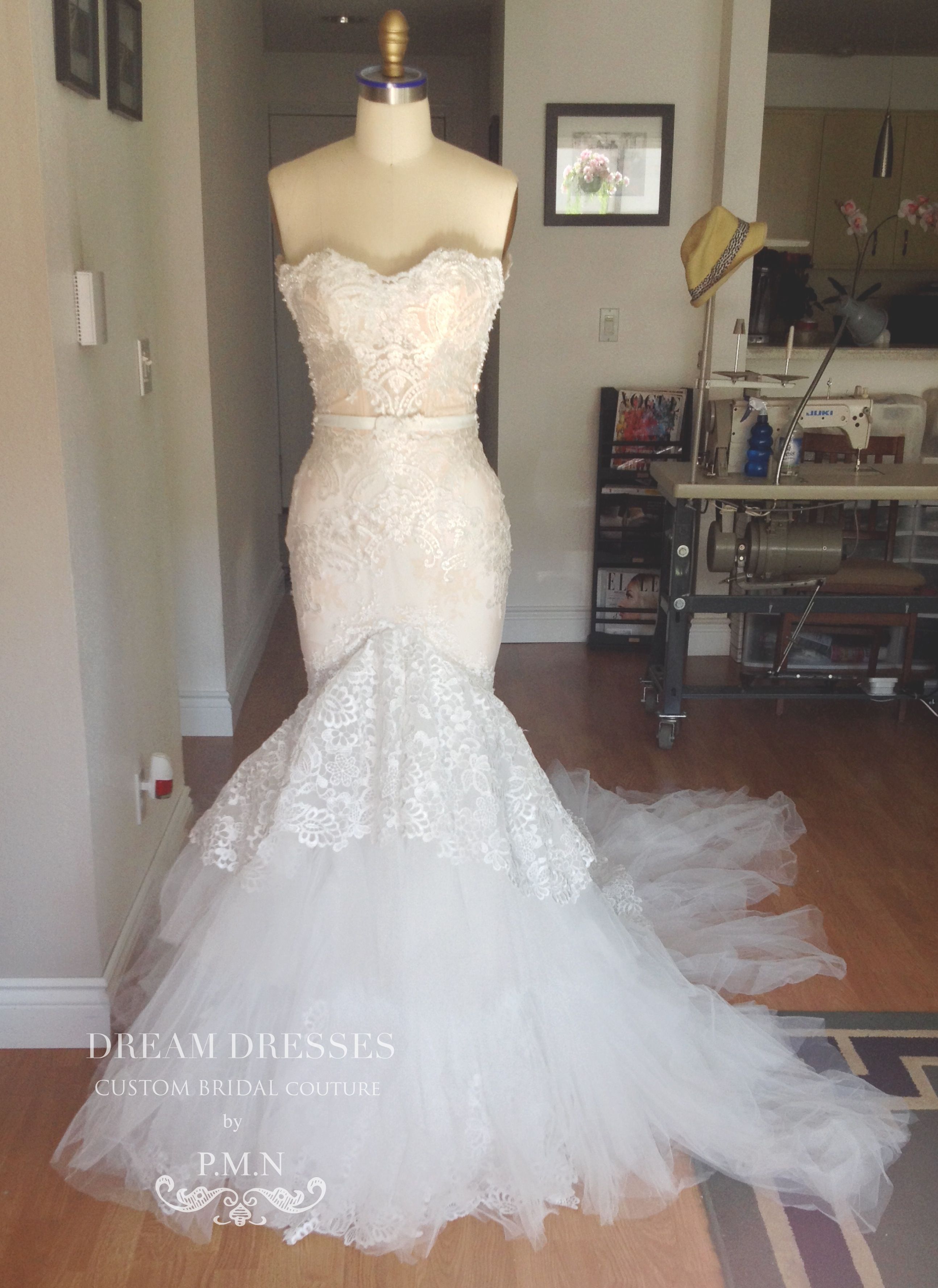 buy-custom-gorgeous-strapless-trumpet-wedding-gown-with-four-layer-extended-long-train-made-to