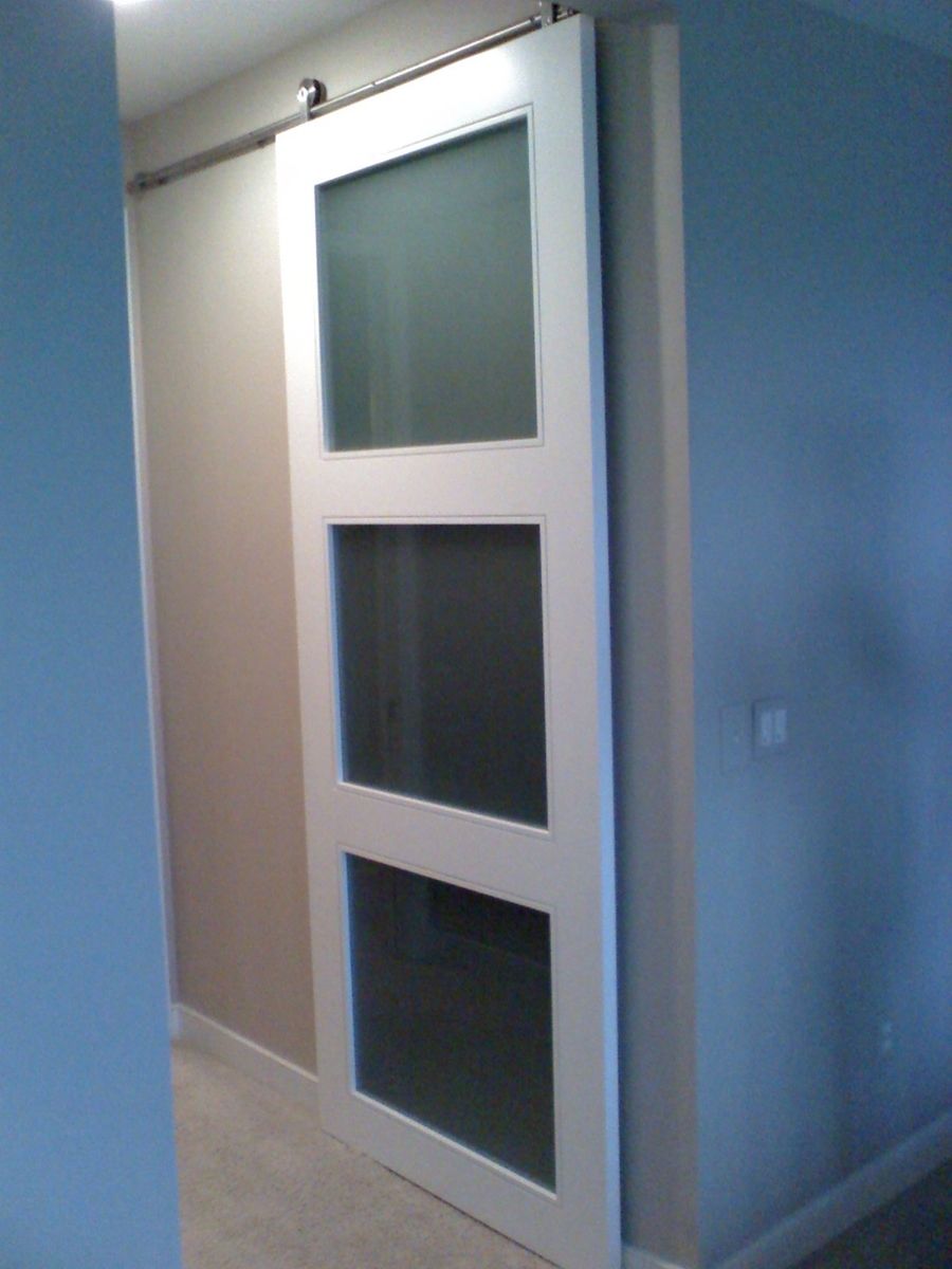 Hand Crafted Custom Closet Doors With Barn Door Hardware By