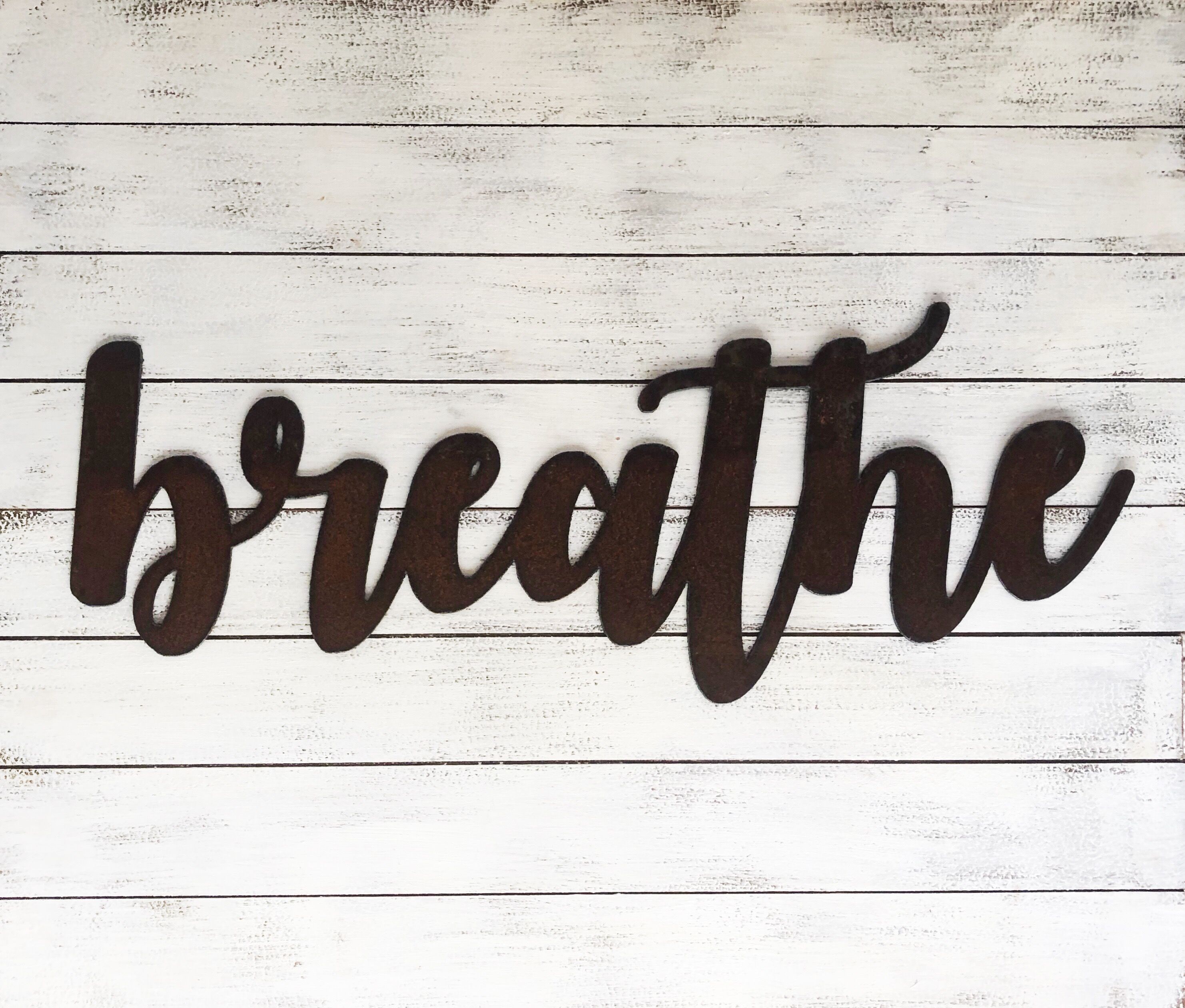 Custom Rustic Metal Art Signs by Urban Mining Company