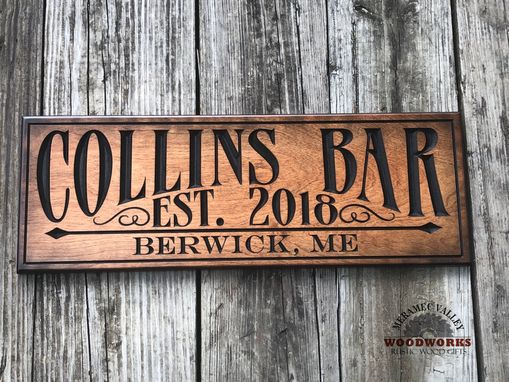 Custom Made Bar Sign, Man Cave Sign, Pub Sign